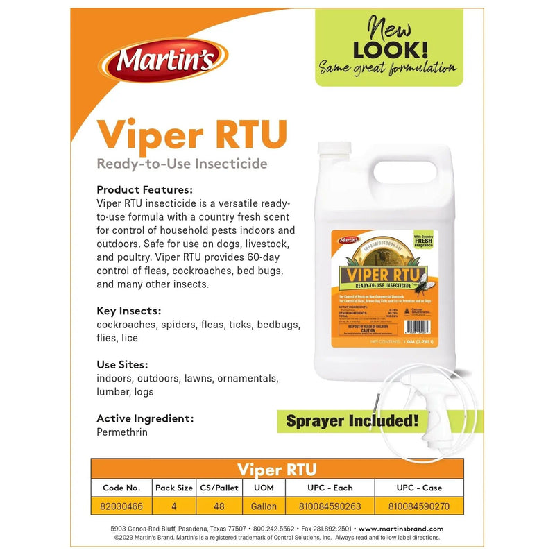 Martin's Viper RTU Pest Control Gallon Martin's