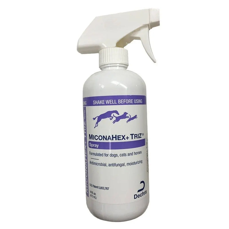 MiconaHex+Triz Spray Skin Infections In Dog Cat & Horses 16 oz. Dechra