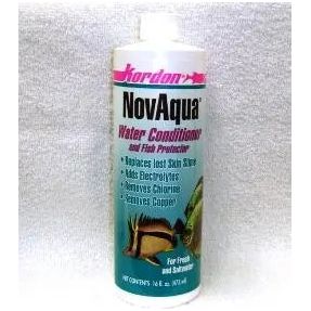 Novaqua Water Conditioner Aquariums & Ponds Fresh Saltwater 16oz. Kordon