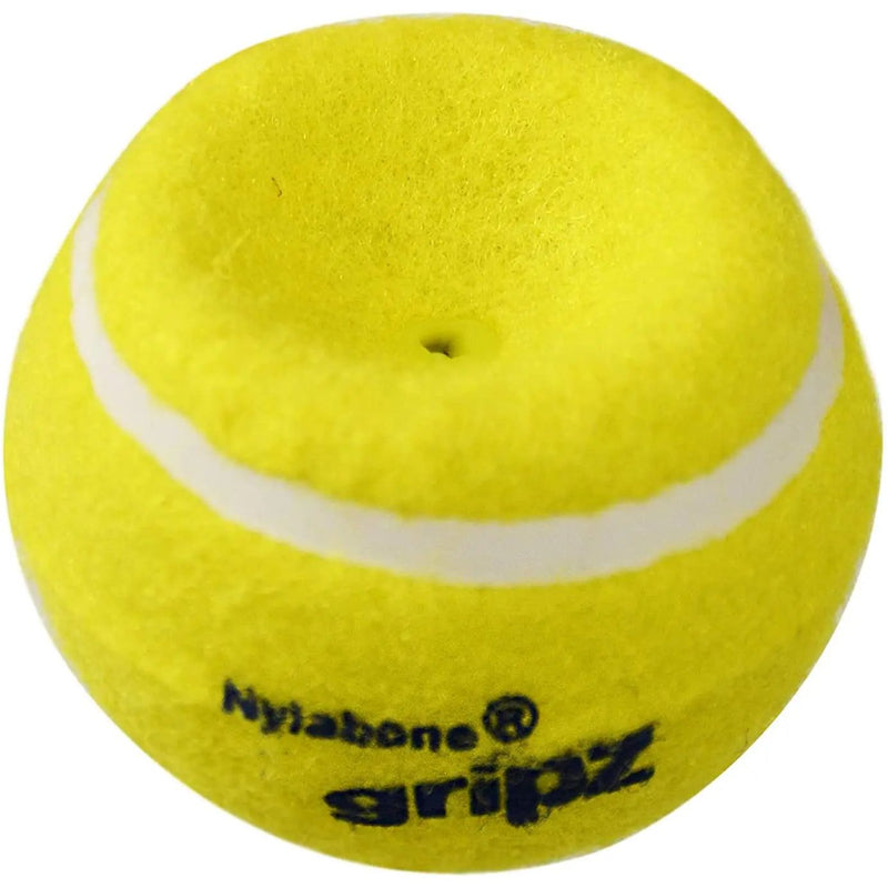 Nylabone Power Play Dog Toys Tennis Ball Gripz Tennis, Large 2CT Nylabone