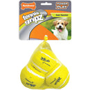 Nylabone Power Play Dog Toys Tennis Ball Gripz Tennis, Small 3CT Nylabone