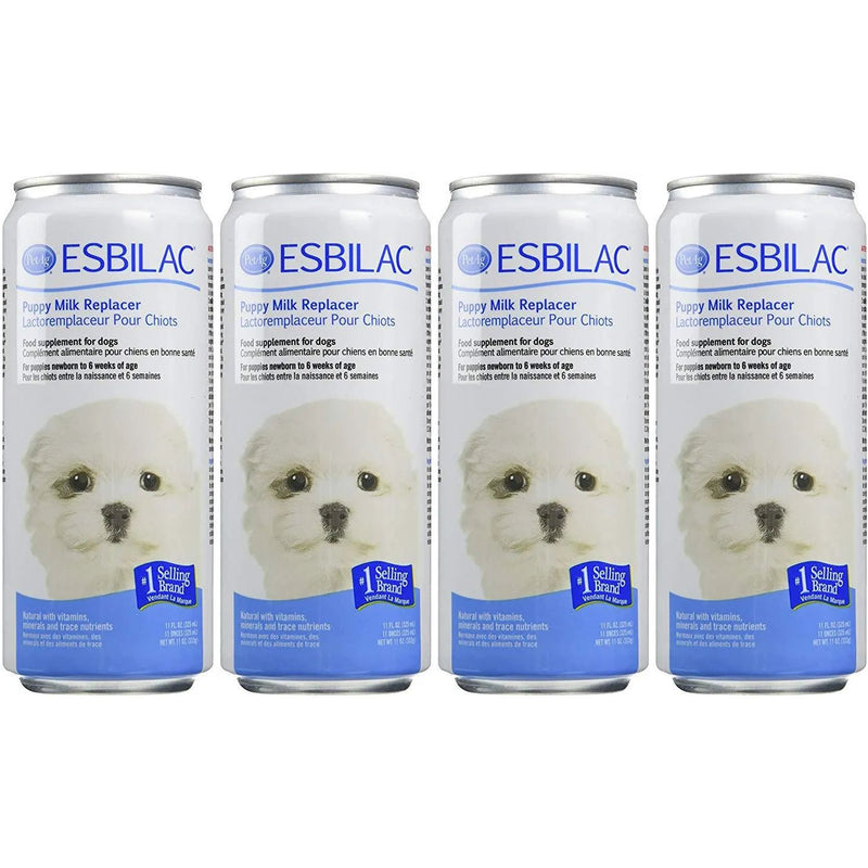 PetAg Esbilac Puppies Milk Replacer Liquid 11 oz. 4-Pack PetAg