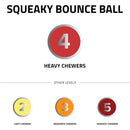 Playology Beef Scent Squeaky Bounce Ball Dog Toy, Large PLAYOLOGY