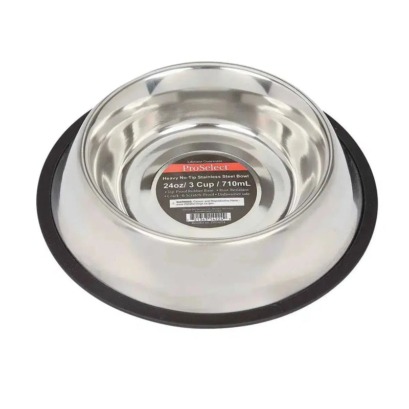 ProSelect X-Super Heavy No-Tip Mirror Pet Bowls PetEdge