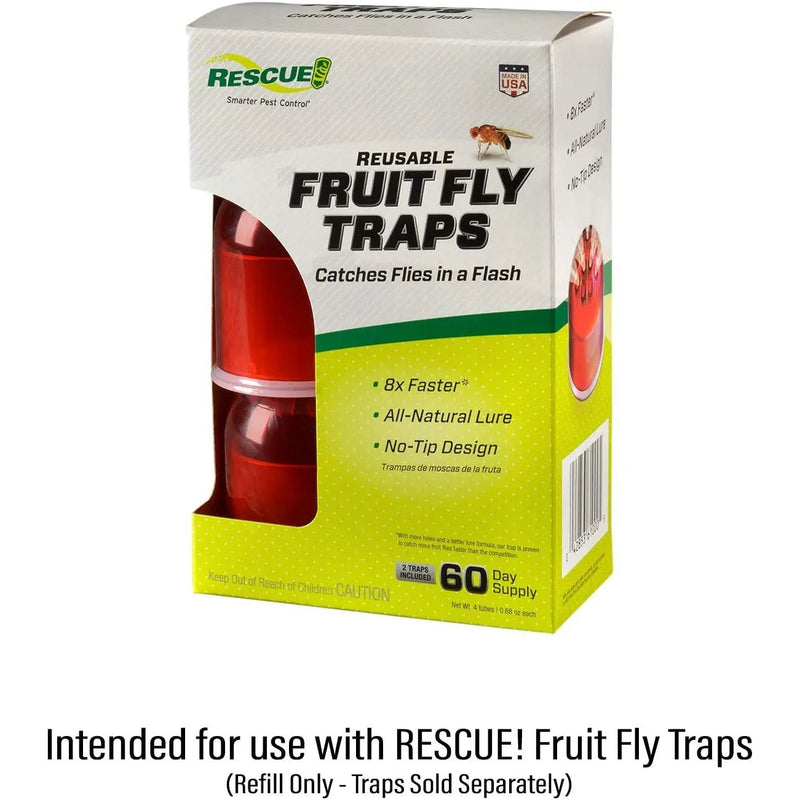 Rescue Fruit Fly Trap Bait Refill, 30 Day Supply RESCUE