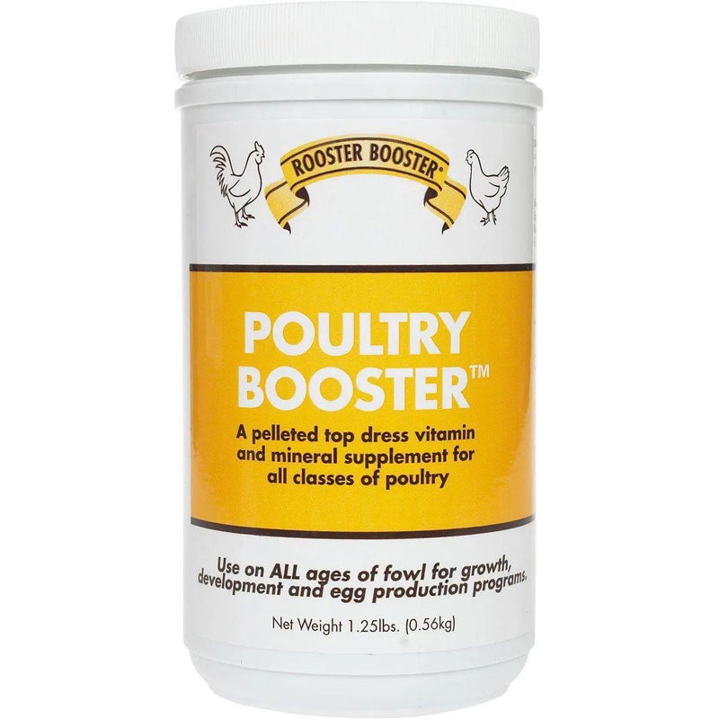 Rooster Booster Poultry Booster Vitamins & Mineral Chicken Supplement 1.25 lbs. Rooster Booster