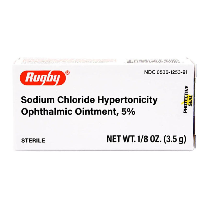 Rugby Sodium Chloride Hypertonicity Ophthalmic Ointment, 5% Rugby