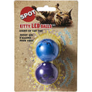 SPOT Kitty LED Balls Light-Up Toy for Cats 2-Pack SPOT