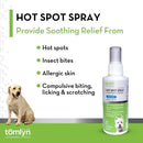 Tomlyn Allercaine Antiseptic Sooth Hot Spot Spray for Dogs 4 oz. Tomlyn
