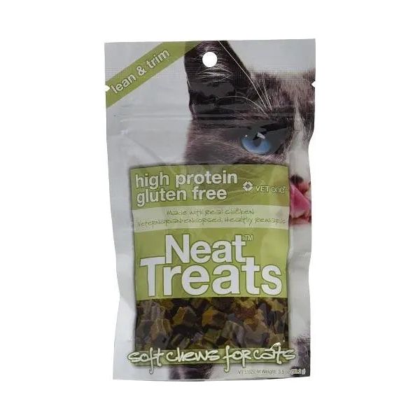 VetOne Pet Neat Treats Soft Chews for Cats High Protein 3.5 oz. Made in the USA VetOne