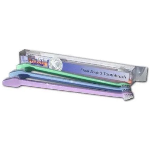 Virbac CET Dual-Ended Toothbrush Assorted Colors for Dogs & Cats Virbac