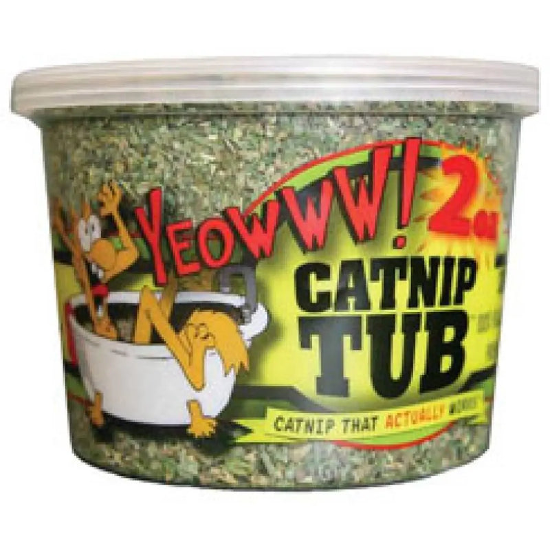 Yeowww Premium Catnip 2 oz. Tub Organically Grown In the USA Yeowww!