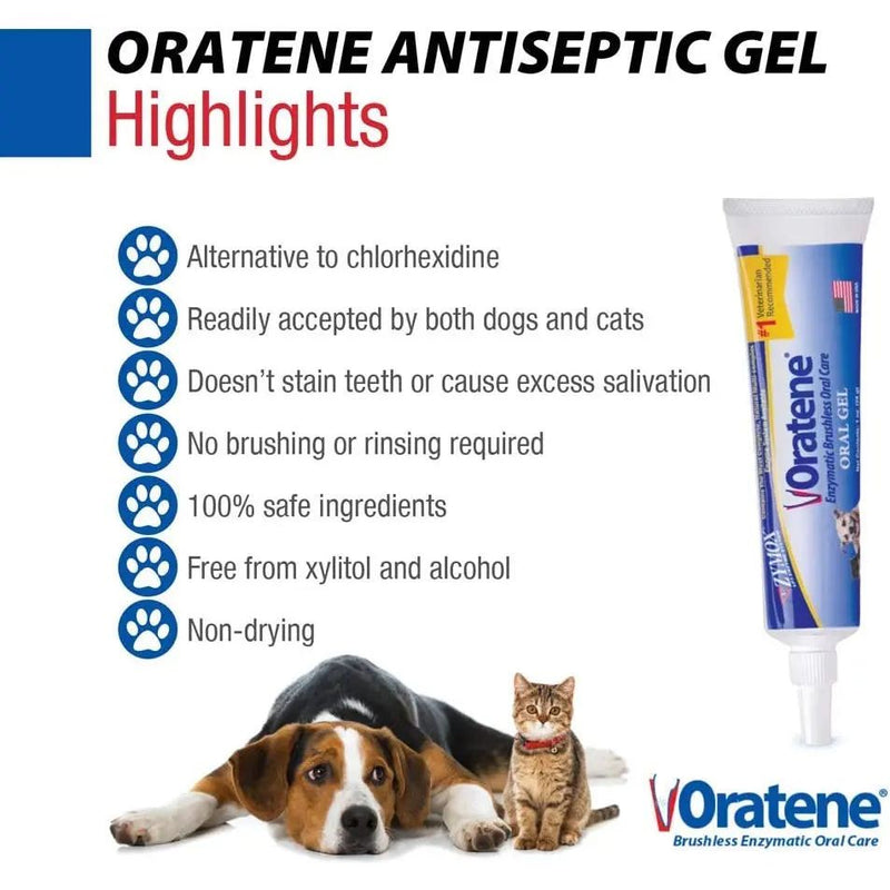Zymox Oratene Antiseptic Oral Gel Enzymatic Formula 1 oz. ZYMOX