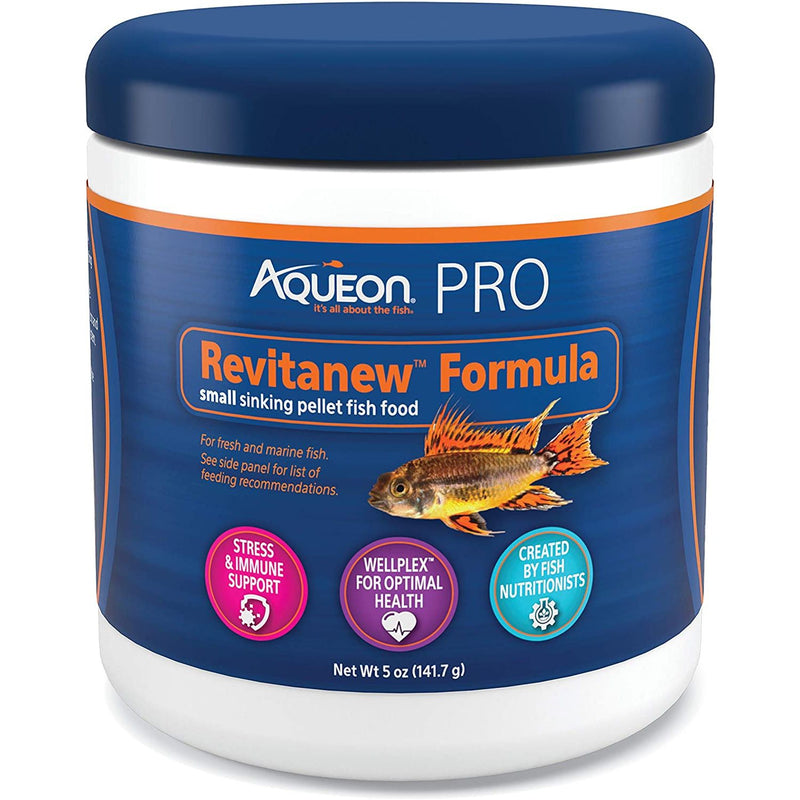Aqueon Pro Foods Revitanew Fish Food Formula Medium 5 oz. Aqueon