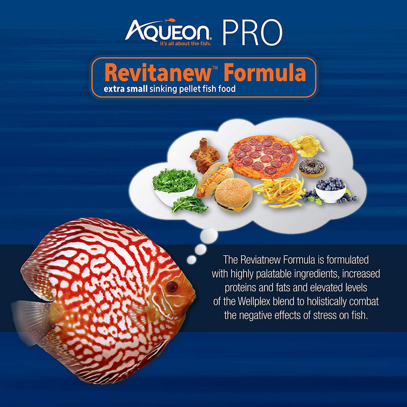 Aqueon Pro Foods Revitanew Fish Food Formula Medium 5 oz. Aqueon