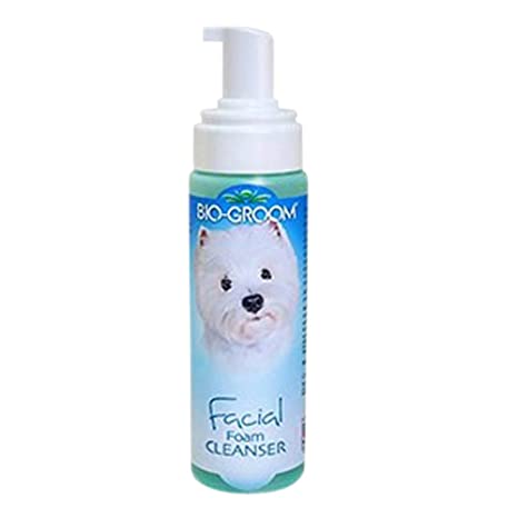 Bio-Groom Facial Foam Cleanser 8 oz. Safe for Puppies and Kittens Bio-Groom