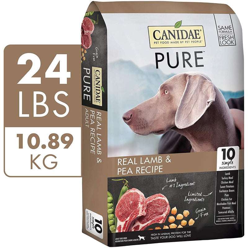 Canidae Pure Real Lamb Grain Free Premium Dry Dog Food 24 Lbs. Canidae