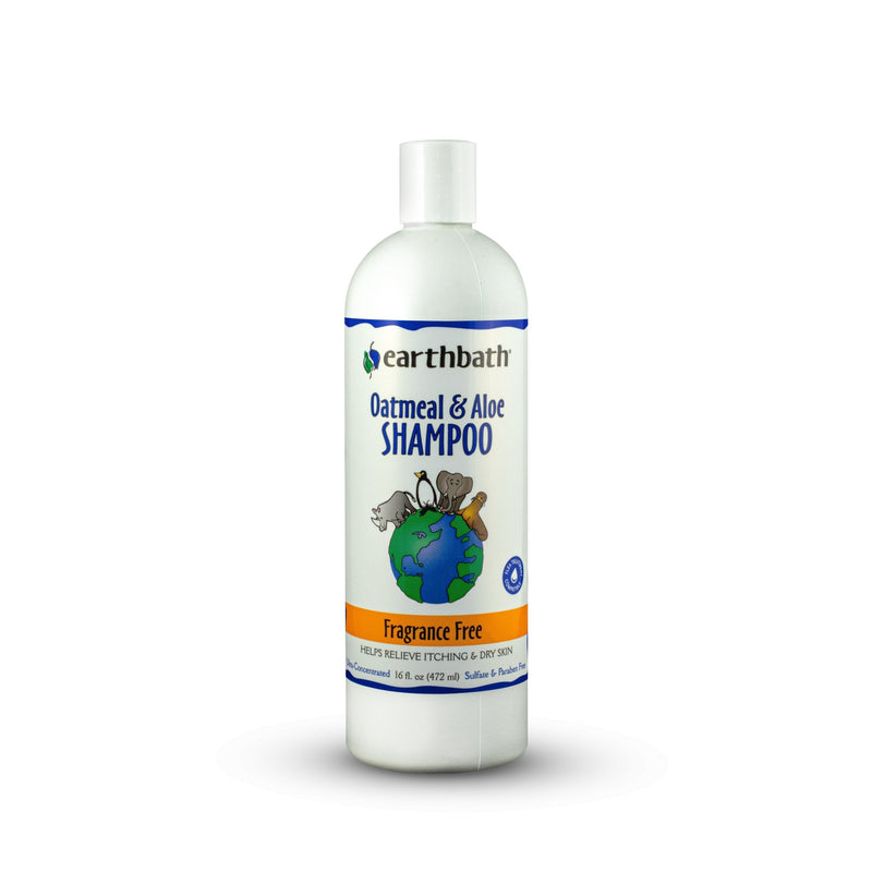 Earthbath Fragrance-Free Oatmeal and Aloe Pet Shampoo 16 oz. Earthbath