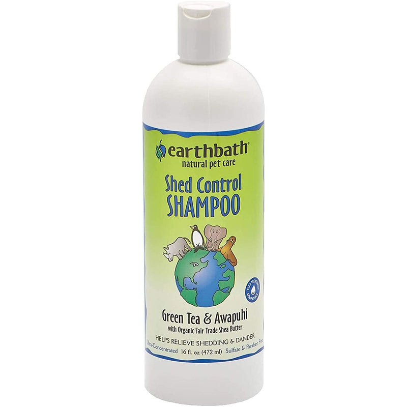 Earthbath Pet Shed Control Shampoo, Green Tea & Awapuhi 16 fl. oz Earthbath