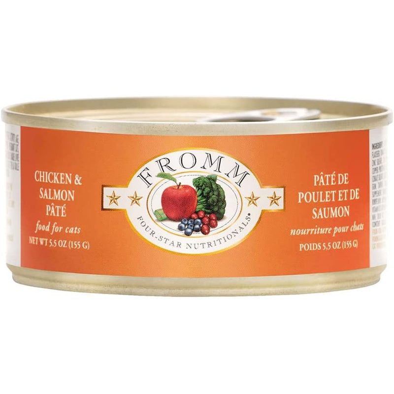 Fromm Four-Star Nutritionals Chicken & Salmon Pâté Food for Cats Single Can Fromm