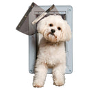 Ideal Pet Designer Series Ruff Weather Door SM Grey 5" x 9-1/4" Ideal Pet Products