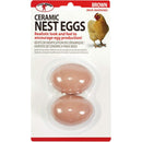 Little Giant Ceramic Nest Eggs Brown Little Giant