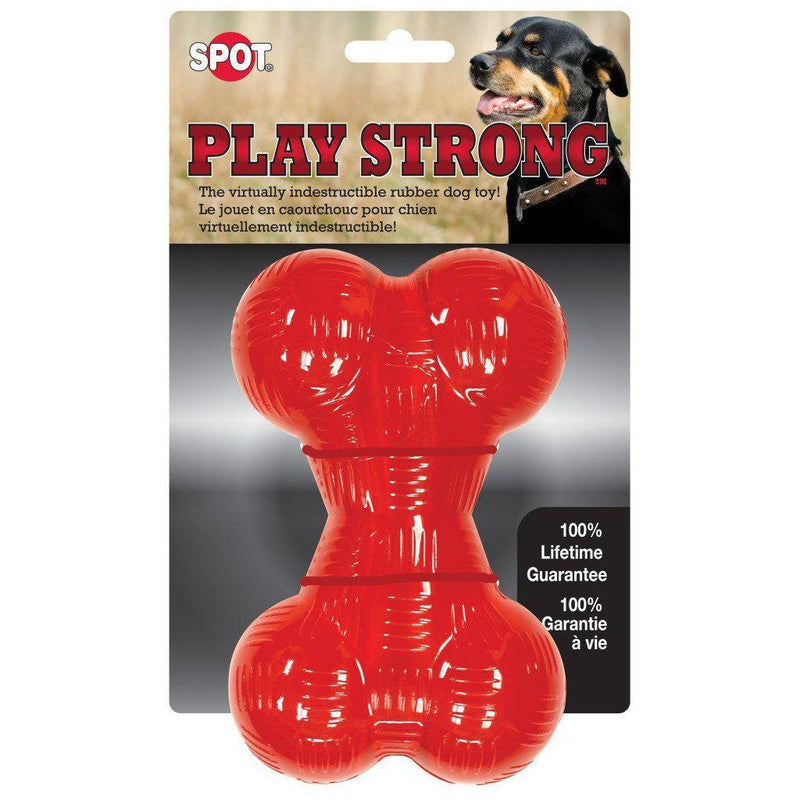 Play Strong Rubber Bone Chew Toy for Dogs Ethical Pets